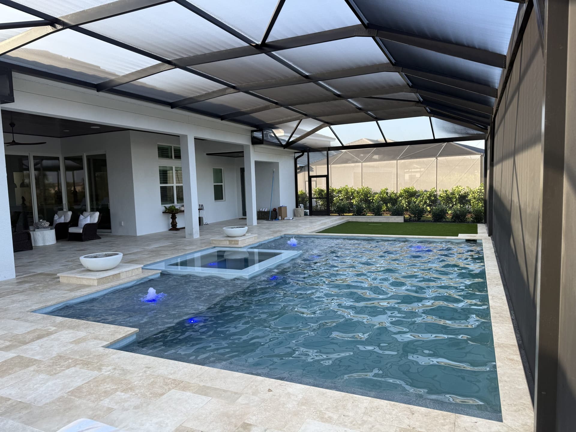 Custom pool at a Central Florida retirement home